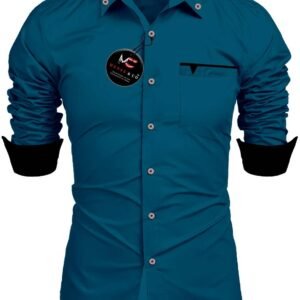 Men's Solid Casual Shirt – Multicolor