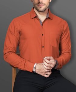 mens-solid-formal-shirt-orange