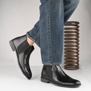 Men's Trendy Chelsea Boots – Black
