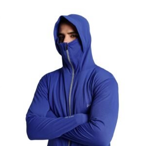 Men's Nylon Sunscreen Jacket UPF 50+ | Sun & Pollution Protection – Imperial Blue