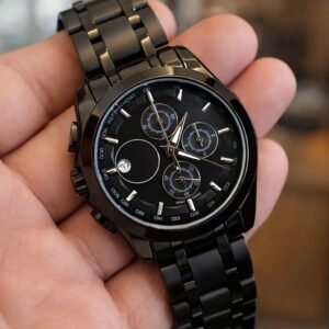 Premium All Black Analog Watch for Men