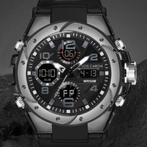 Men's Dual Display Analog-Digital Wrist Watch